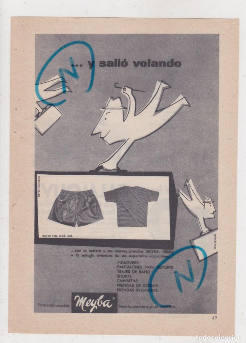 Sammeln von Zeitschriften und Zeitungen: PUBLICIDAD 1956. ANUNCIO MEYBA