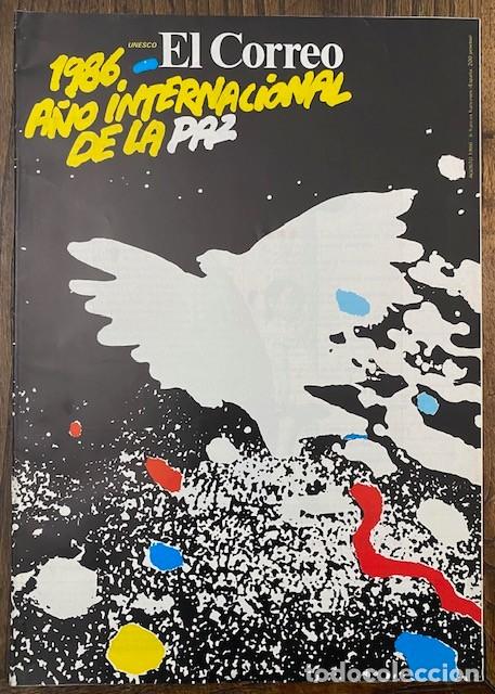 Collezionismo di Riviste e Giornali: EL CORREO DE LA UNESCO - AGOSTO 1986 - 1986 A&Ntilde;O INTERNACIONAL DE LA PAZ