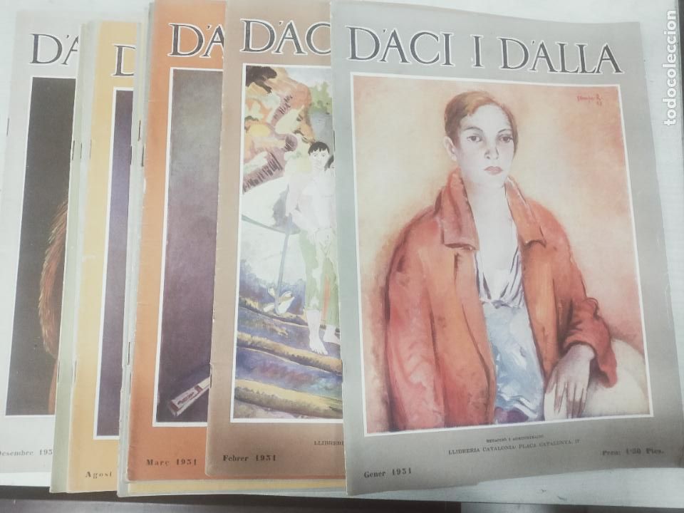 Coleccionismo de Revistas y Peri&oacute;dicos: D'AC&Iacute; D'ALL&Agrave; 1931 MAGAZINE MENSUAL EDITORIAL CATALANA ANY COMPLET DIRECTOR C. SOLDEVILA