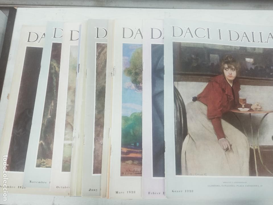 Coleccionismo de Revistas y Peri&oacute;dicos: D'AC&Iacute; D'ALL&Agrave; 1928 MAGAZINE MENSUAL EDITORIAL CATALANA ANY COMPLET DIRECTOR C. SOLDEVILA