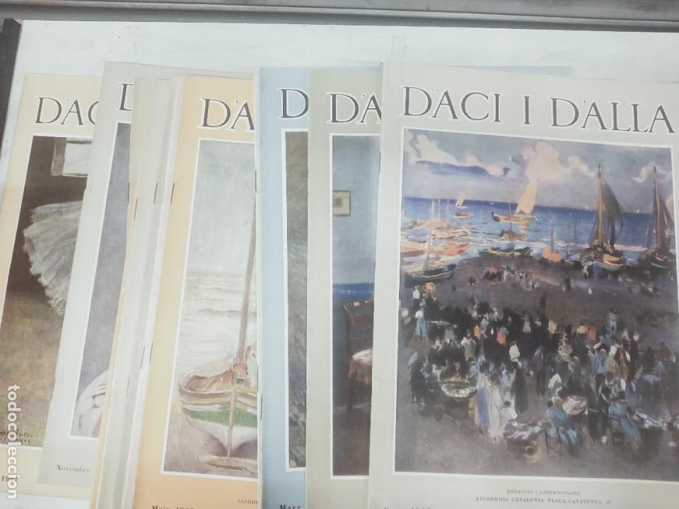Coleccionismo de Revistas y Peri&oacute;dicos: D'AC&Iacute; D'ALL&Agrave; 1927 MAGAZINE MENSUAL EDITORIAL CATALANA ANY COMPLET DIRECTOR C. SOLDEVILA