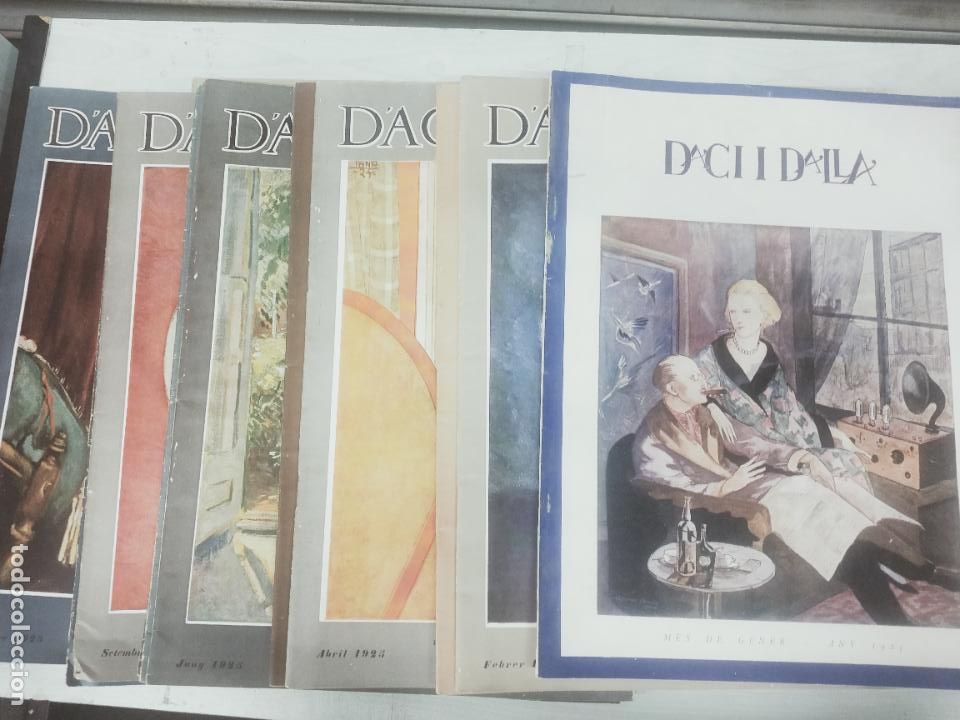 Coleccionismo de Revistas y Peri&oacute;dicos: D'AC&Iacute; D'ALL&Agrave; 1923 MAGAZINE MENSUAL EDITORIAL CATALANA ANY COMPLET DIRECTOR C. SOLDEVILA