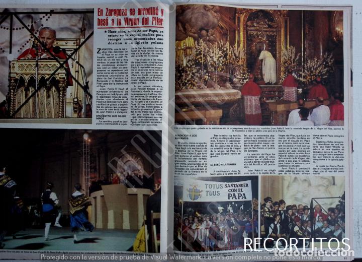 Coleccionismo de Revistas y Peri&oacute;dicos: EL PAPA JUAN PABLO II EN ZARAGOZA VIRGEN DEL PILAR