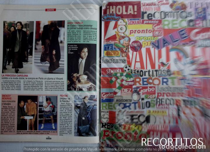 Collection Magazines and Newspapers: ANDY GARCIA CAROLINA DE MONACO MICKEY ROURKE SARAH FERGUSON