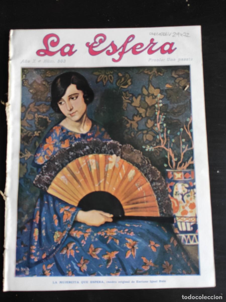 Collezionismo di Riviste e Giornali: LA ESFERA. N&ordm; 503. A&Ntilde;O 1923. LA OBRA LITERARIA DE TEIXEIRA GOMES. LAS LANZAS DE CASTILLA. TOL.. LEER