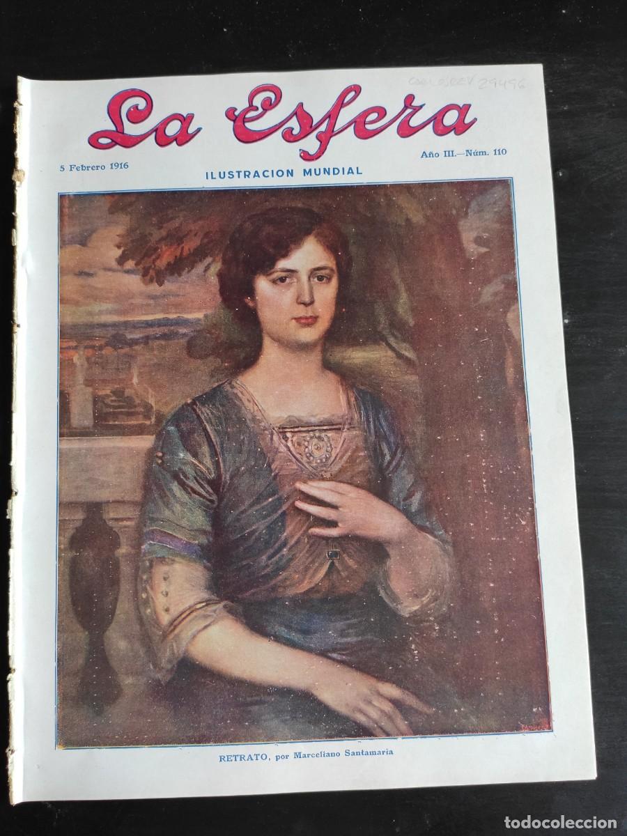 Coleccionismo de revistas y peri&oacute;dicos: LA ESFERA. N&ordm; 110. A&Ntilde;O 1916. LAS RUINAS DE POMPEYA. POR LOS SENDEROS DE BAGDAG. LAS TRIBULACI.. LEER