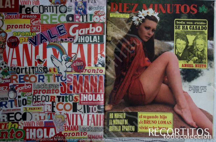 Coleccionismo de revistas y peri&oacute;dicos: PILAR VELAZQUEZ RECORTE PORTADA