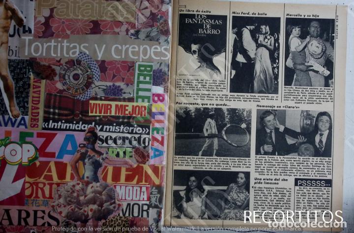 Coleccionismo de Revistas y Peri&oacute;dicos: marcello mastroianni SUSAN FORD FELIX RODRIGUEZ DE LA FUENTE