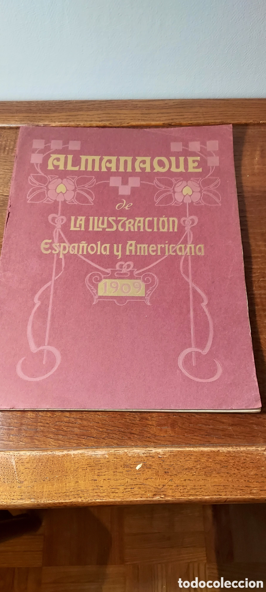 Coleccionismo de revistas y peri&oacute;dicos: ALMANAQUE DE LA ILUSTRACION ESPA&Ntilde;OLA Y AMERICANA 1909.LE FALTA UNA HOJA LA PAGINA 61-62