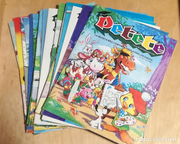 Coleccionismo de Revistas y Peri&oacute;dicos: Lote de 19 revistas Petete; Ediciones Garcia Ferre - Todas diferentes