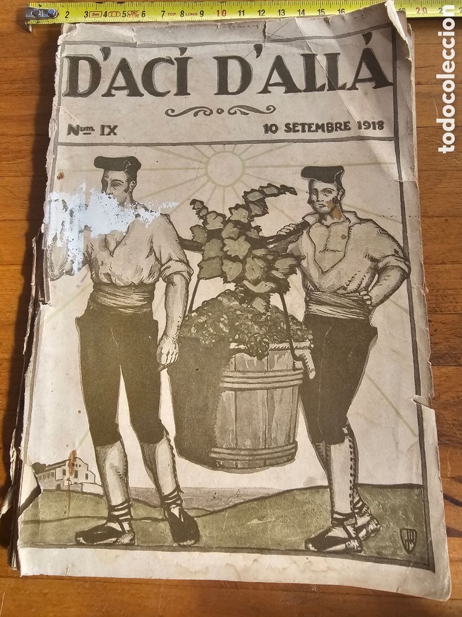 Coleccionismo de Revistas y Peri&oacute;dicos: Revista en Catal&aacute;n D'ac&iacute; i d'all&agrave; n&deg;9 1918 Especial Valencia, Ucraina