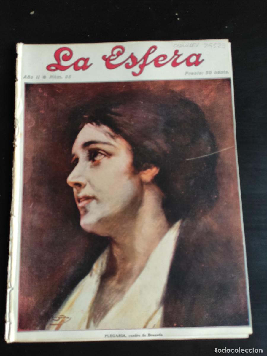 Coleccionismo de Revistas y Peri&oacute;dicos: LA ESFERA. N&ordm; 85. A&Ntilde;O 1915. LA CIUDAD DE CASPE. DE LAS METAMORFOSIS DE OVIDIO. EL ALMIRANTE D.. LEER
