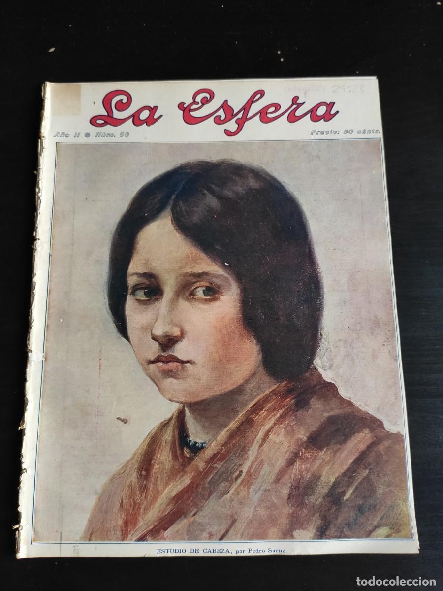 Collezionismo di Riviste e Giornali: LA ESFERA. N&ordm; 90. A&Ntilde;O 1915. LOS JARDINES MADRILE&Ntilde;OS. FRANCISCO MART&Iacute;NEZ DE LA ROSA. LOS NI&Ntilde;OS.. LEER