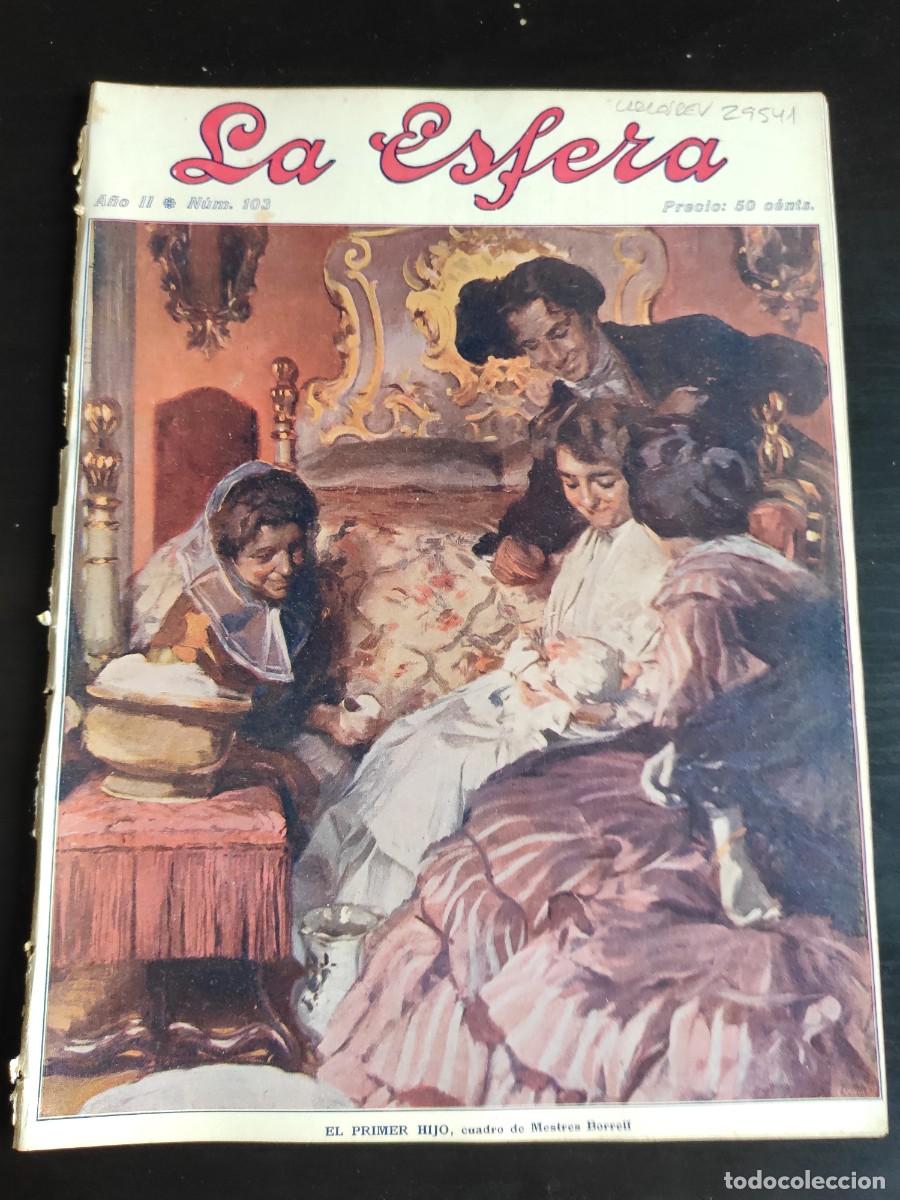 Collezionismo di Riviste e Giornali: LA ESFERA. N&ordm; 103. A&Ntilde;O 1915. EL PALACIO DE LA M&Uacute;SICA. EL RELOJ LUNAR. ESTAMPAS DE PAR&Iacute;S. EN E.. LEER