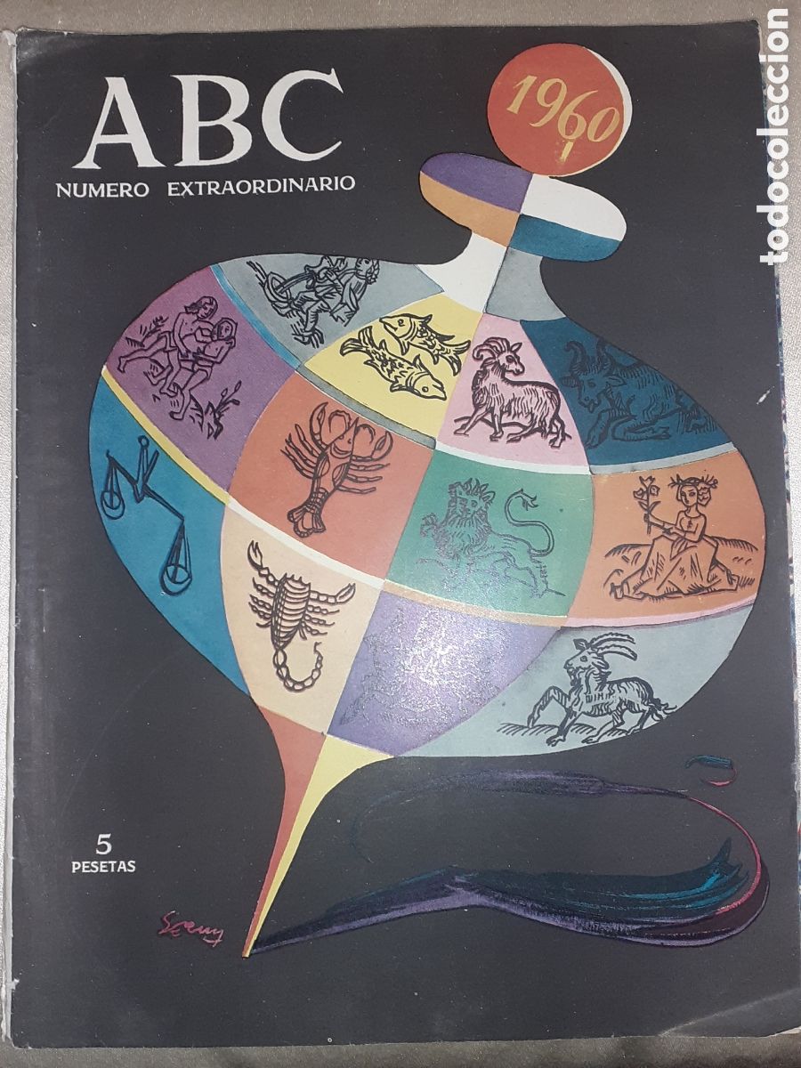 Coleccionismo de Revistas y Peri&oacute;dicos: LOTE 4 ALMANAQUES ABC. CENTENARES DE PAGINAS. 1956-57, 1960, 1963 Y A&Ntilde;O DESCONOCIDO