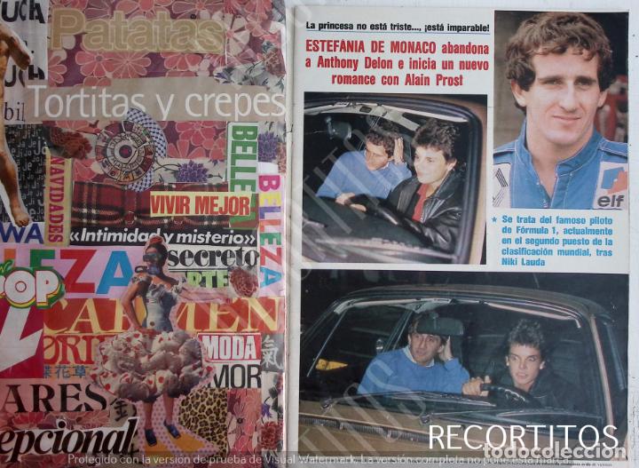 Collectionnisme de Revues et Journaux: ESTEFANIA DE MONACO ALAIN PROST CAROLINA DE MONACO