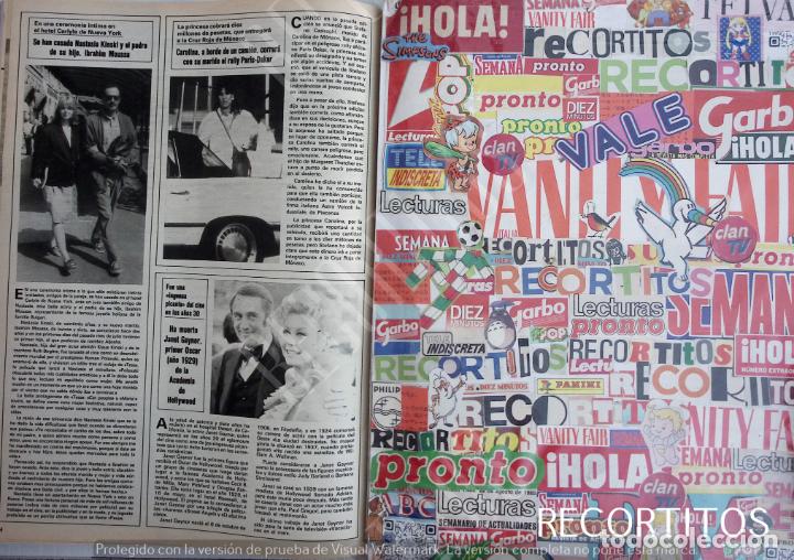 Coleccionismo de revistas y peri&oacute;dicos: JANET GAYNOR NASTASSIA KINSKI NASTASJA ANASTASIA NASTASIA CAROLINA DE MONACO