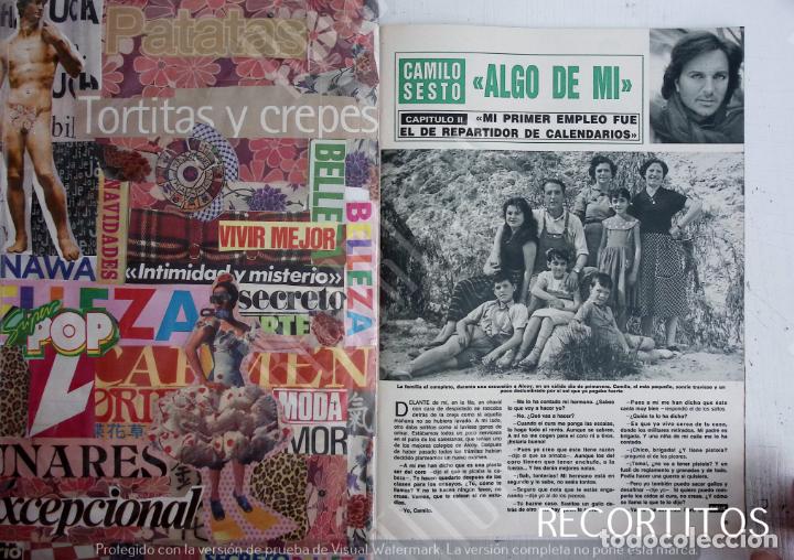 Coleccionismo de revistas y peri&oacute;dicos: CAMILO SESTO ALGO DE MI MEMORIAS EN LA REVISTA CAPITULO II 2