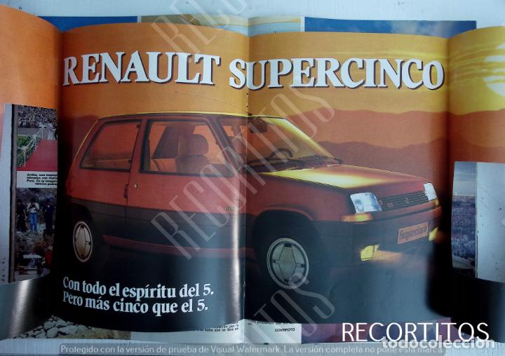 Coleccionismo de Revistas y Peri&oacute;dicos: RENAULT SUPER CINCO SUPER 5 FOLLETO