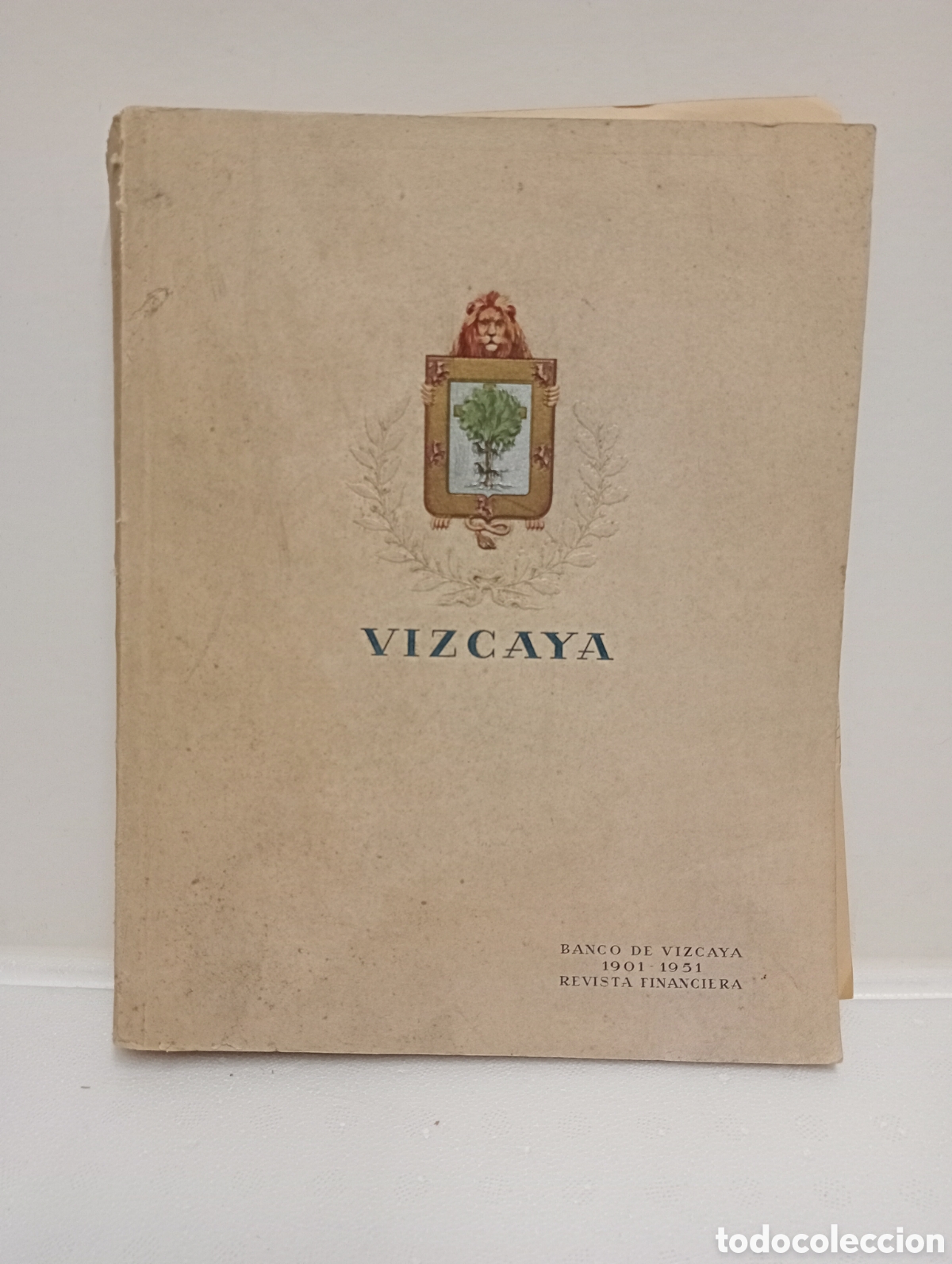 Coleccionismo de Revistas y Peri&oacute;dicos: REVISTA FINANCIERA DEL BANCO DE VIZCAYA. 1901-1951. HOMENAJE A LA ECONOMIA DE VIZCAYA. N&Uacute;MERO 77