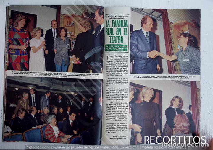 Coleccionismo de revistas y peri&oacute;dicos: FAMILIA REAL EN EL TEATRO CONCHA VELASCO JUAN CARLOS I DO&Ntilde;A SOFIA ELENA CRISTINA DE BORBON