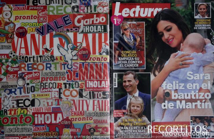 Coleccionismo de revistas y peri&oacute;dicos: RECORTE PORTADA SARA CARBONERO CONCHA VELASCO FELIPE VI LEONOR CHARLENE DE MONACO