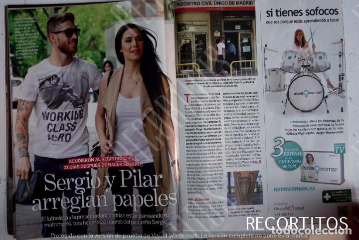 Coleccionismo de Revistas y Peri&oacute;dicos: SERGIO RAMOS PILAR RUBIO