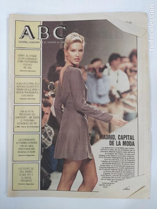 Coleccionismo de Revistas y Peri&oacute;dicos: ABC DOMINGO 19 FEBRERO 1995. MADRID CAPITAL DE LA MODA. TDKC36