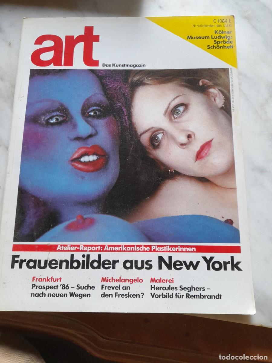 Coleccionismo de Revistas y Peri&oacute;dicos: Revista arte Art Das kunstmagazin Aleman Frauenbilder aus New York Frankfurt Michelangelo Malerei