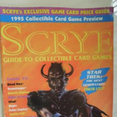 Coleccionismo de Revistas y Periódicos: SCRYE - GUIDE TO COLLECTIBLE CARD GAMES Nº 4 - FEBRERO 1995 - STAR TREK