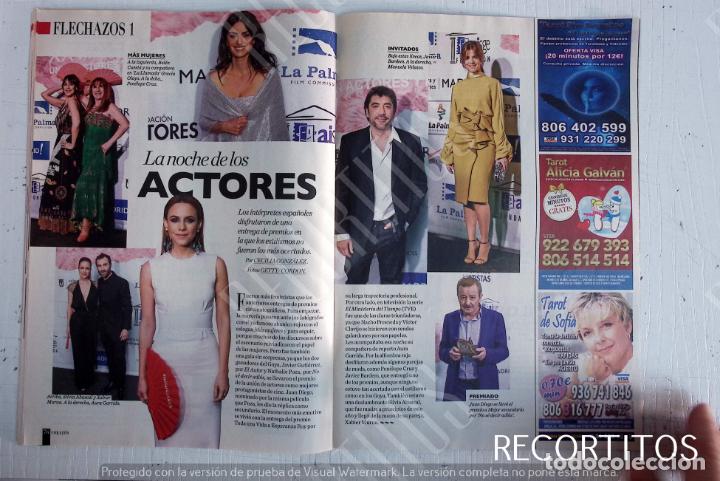 Collectionnisme de Revues et Journaux: PENELOPE CRUZ JAVIER BARDEM AURA GARRIDO SILVIA ABASCAL BELEN CUESTA JUAN DIEGO MANUELA VELASCO
