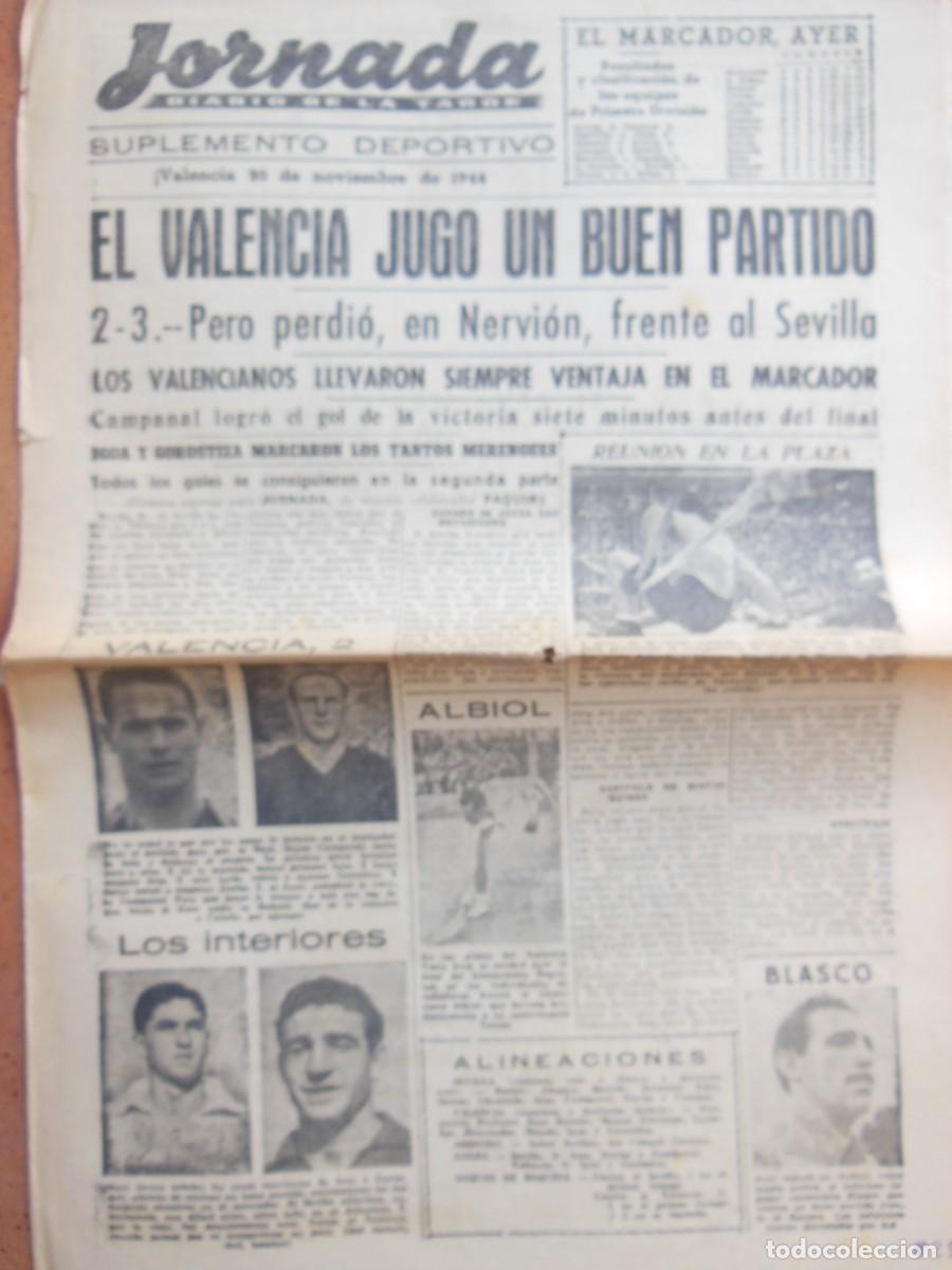 Colecionismo de Revistas e Jornais: JORNADA. Diario de la Tarde. 20 DE NOVIEMBRE DE 1944. N&ordm; 979. (Valencia). Segunda Guerra Mundial.