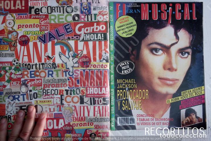 Coleccionismo de Revistas y Peri&oacute;dicos: MICHAEL JACKSON BLACK AND WHITE REPORTAJE Y PORTADA