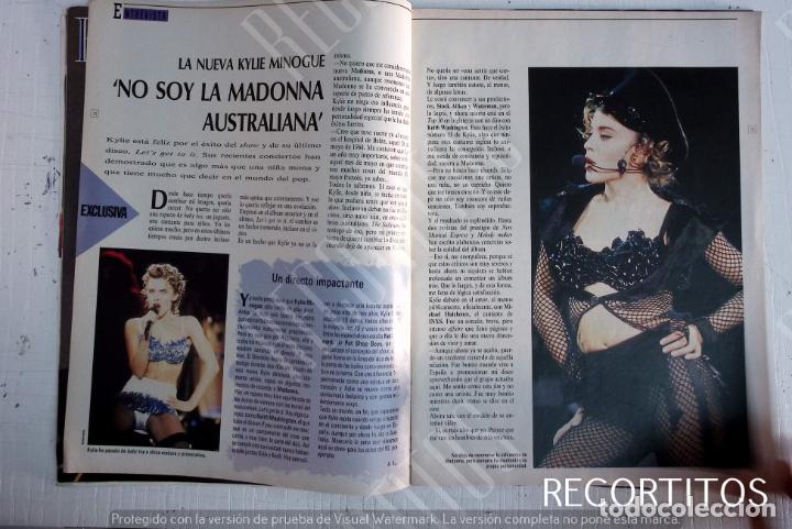 Coleccionismo de Revistas y Peri&oacute;dicos: KYLIE MINOGUE LA MADONNA AUSTRALIANA