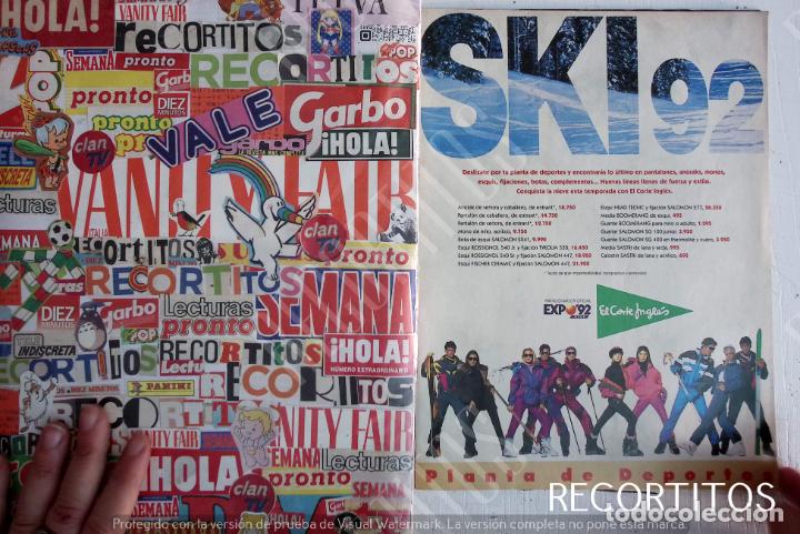 Coleccionismo de Revistas y Peri&oacute;dicos: EL CORTE INGLES SKI MODA ANUNCIO PUBLICIDAD