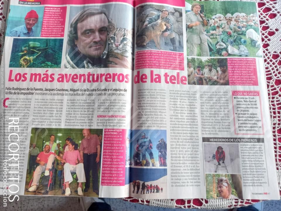 Coleccionismo de Revistas y Peri&oacute;dicos: MIGUEL DE LA QUADRA SALCEDO FELIX RODRIGUEZ DE LA FUENTE