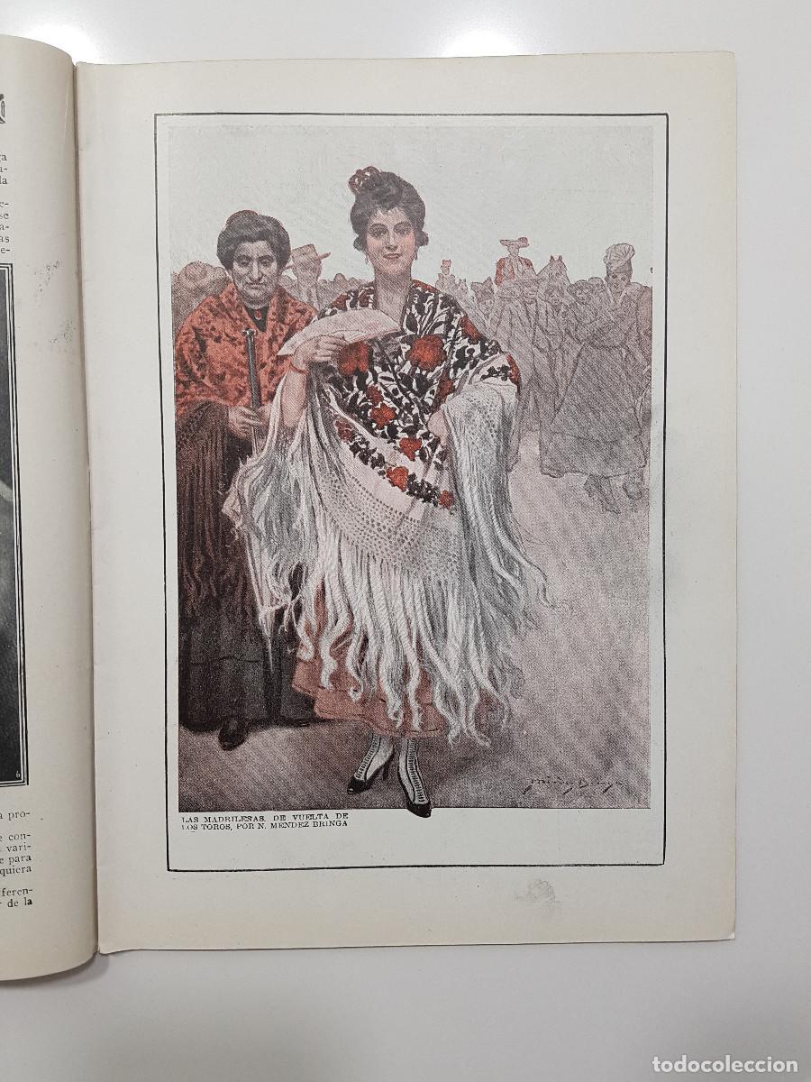 Collection Magazines and Newspapers: REVISTA BLANCO Y NEGRO 1916. ILUSTRACION MAX RAMOS, MEDINA VERA, LOZANO SIDRO, MADRILE&Ntilde;A TOROS