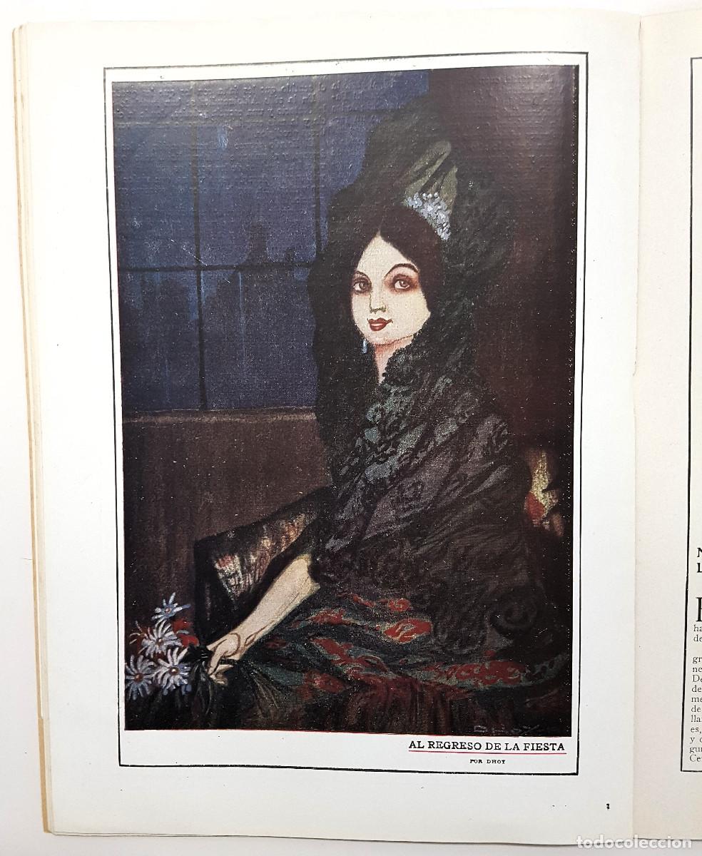 Sammeln von Zeitschriften und Zeitungen: REVISTA BLANCO Y NEGRO 1916. XAUDARO NOCHE DE VERBENA. HUMOR CIRCO EQUILIBRISTA. DHOY MUJER FIESTA