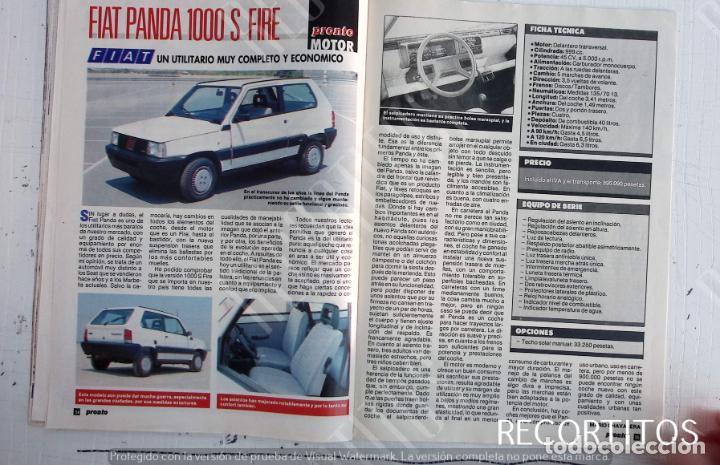 Coleccionismo de Revistas y Peri&oacute;dicos: FIAT PANDA 1000 S FIRE