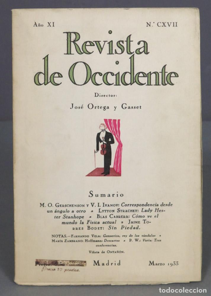 Sammeln von Zeitschriften und Zeitungen: REVISTA DE OCCIDENTE. CXVII. 1933