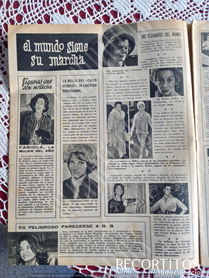 Coleccionismo de Revistas y Peri&oacute;dicos: MISS DINAMARCA 1962 LISE BOSIN CASO PEUGEOT ANTONELLA PIAGGIO REINA SIRIKIT FABIOLA JACKIE KENNEDY J