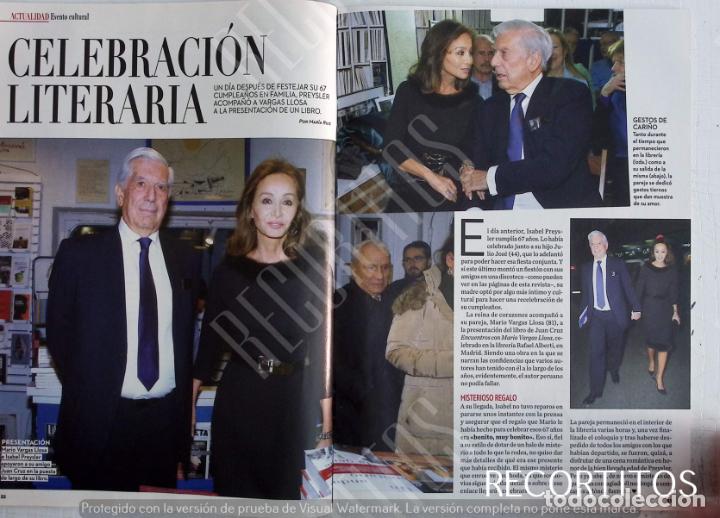 Coleccionismo de Revistas y Peri&oacute;dicos: ISABEL PREYSLER mario vargas llosa