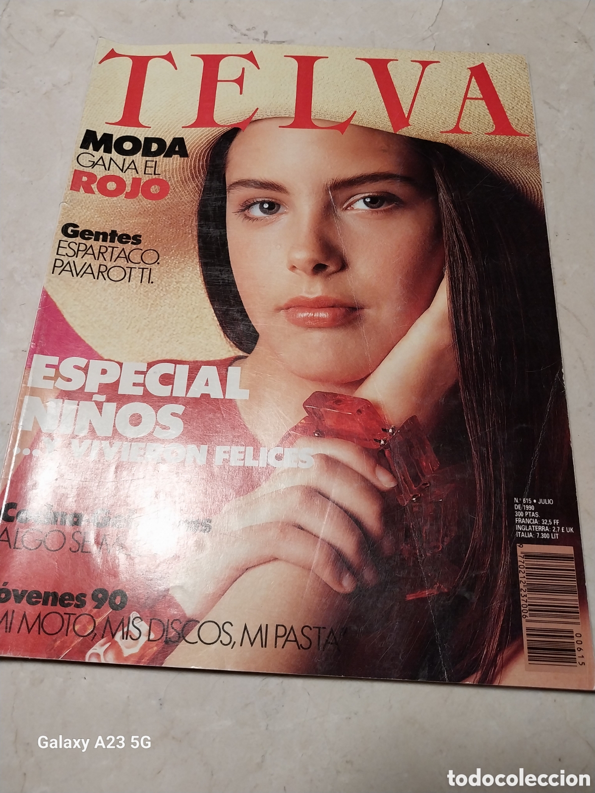 Coleccionismo de revistas y peri&oacute;dicos: TELVA N&deg; 615 JUNIO 1990 INES SASTRE . ENTREVISTA AL TORERO ESPARTACO. LUCIANO PAVAROTTI