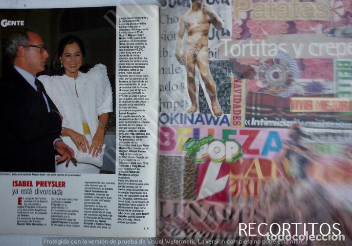 Coleccionismo de Revistas y Peri&oacute;dicos: ISABEL PREYSLER MIGUEL BOYER