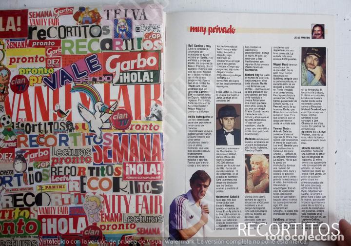 Coleccionismo de Revistas y Peri&oacute;dicos: MADONNA ELTON JOHN EMILIO BUTRAGUE&Ntilde;O STEVEN SPIELBERG