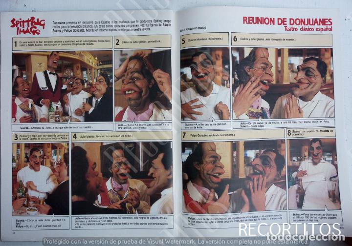 Coleccionismo de Revistas y Peri&oacute;dicos: PITTING IMAGE JULIO IGLESIAS FELIPE GONZALEZ ADOLFO SUAREZ
