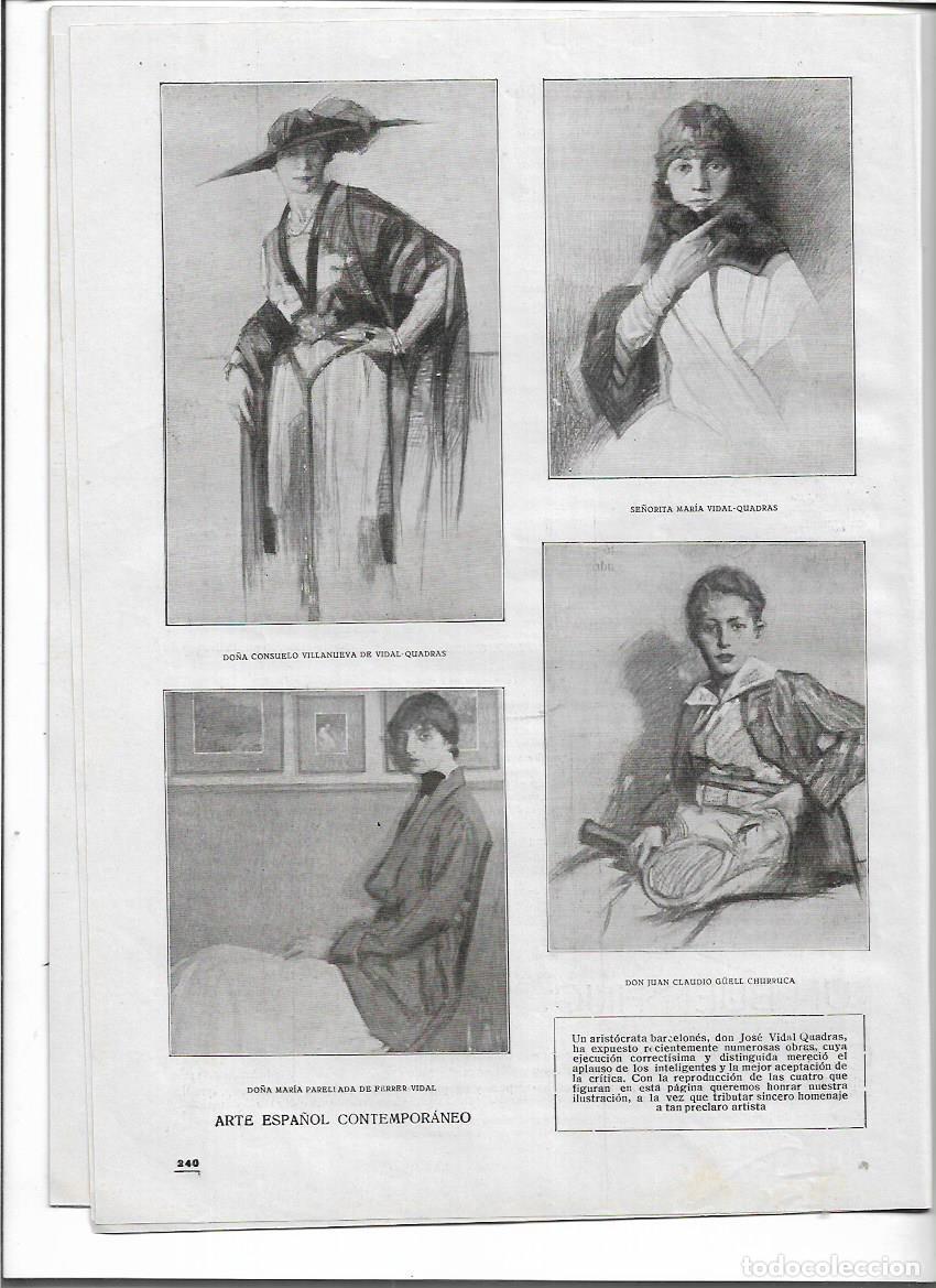 Collection Magazines and Newspapers: 1919 PINTURA VIDAL QUADRAS VALENCIA V CENTENARIO VICENTE FERRER ALICANTE ALUMNOS ESCUELAS SALESIANAS