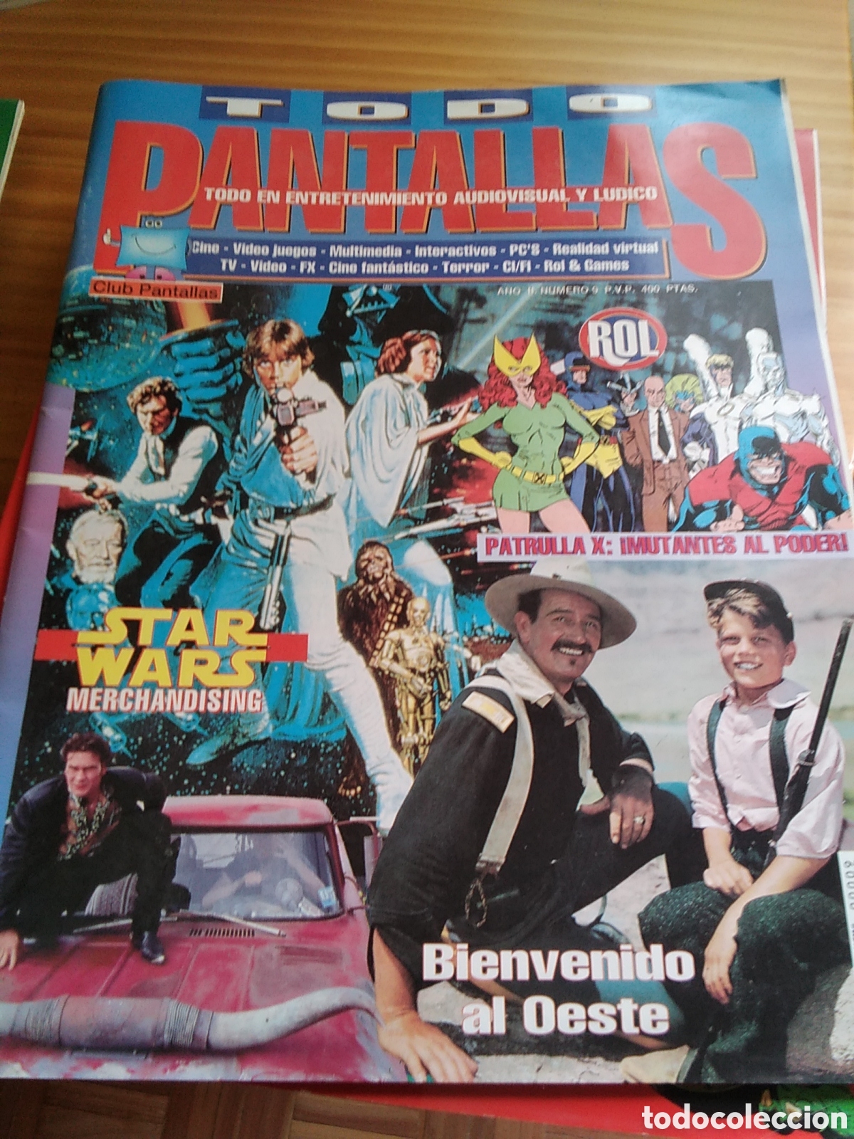 Coleccionismo de revistas y peri&oacute;dicos: Todo pantallas revista entretenimiento visual star wars n&uacute;mero 9
