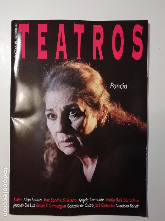 Coleccionismo de Revistas y Peri&oacute;dicos: Revista Teatros Madrid N&ordm; 243 Noviembre 2023 - Poncia Lolita Teatro Espa&ntilde;ol