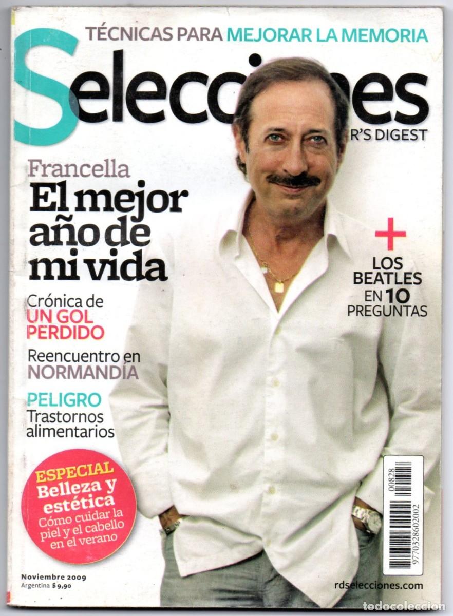 Coleccionismo de Revistas y Peri&oacute;dicos: Revista Selecciones Reader's Digest Noviembre 2009 Argentina Guillermo Francella Beatles